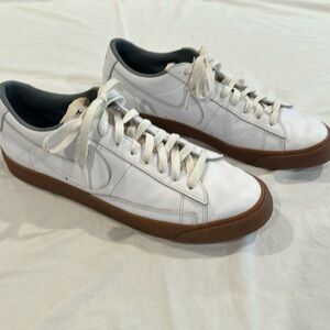 Nike blazer men’s custom white gum sole 10.5 hardly worn